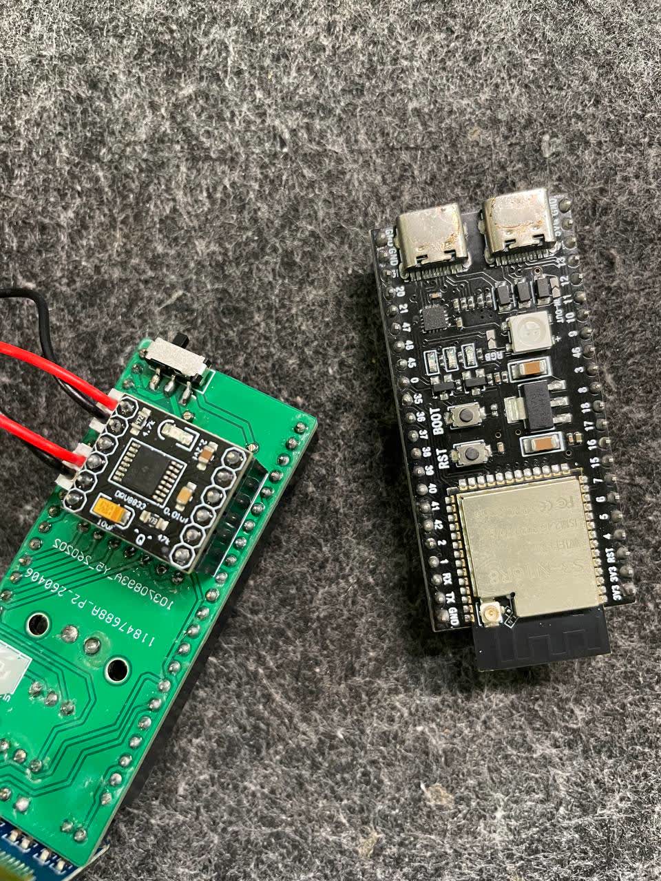 Đấu ESP32, driver, và test nguồn
